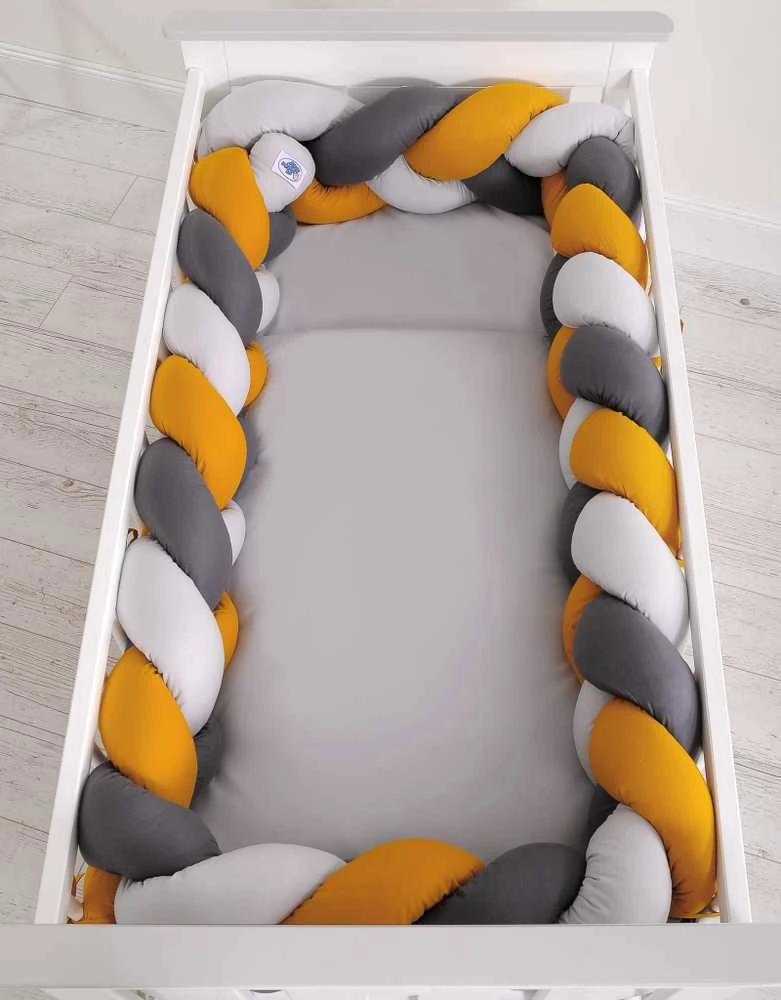 My Sweet Baby Pintas XXL bamperis – pilkas, medaus geltonumo, antracito