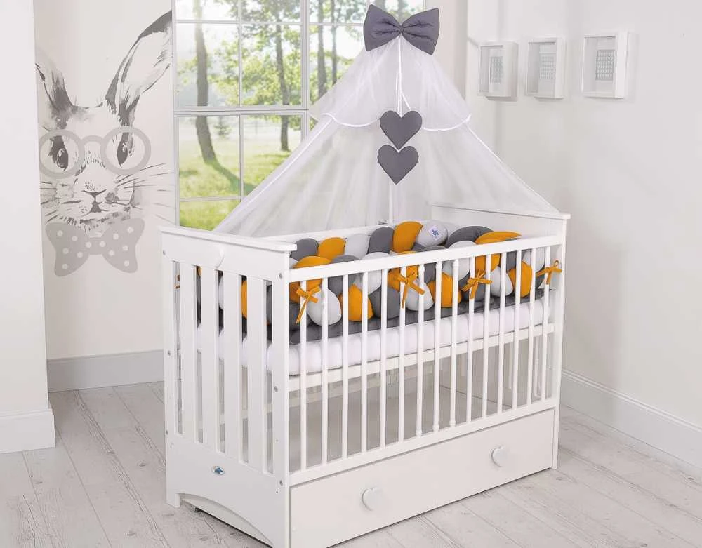 My Sweet Baby Pintas XXL bamperis – pilkas, medaus geltonumo, antracito