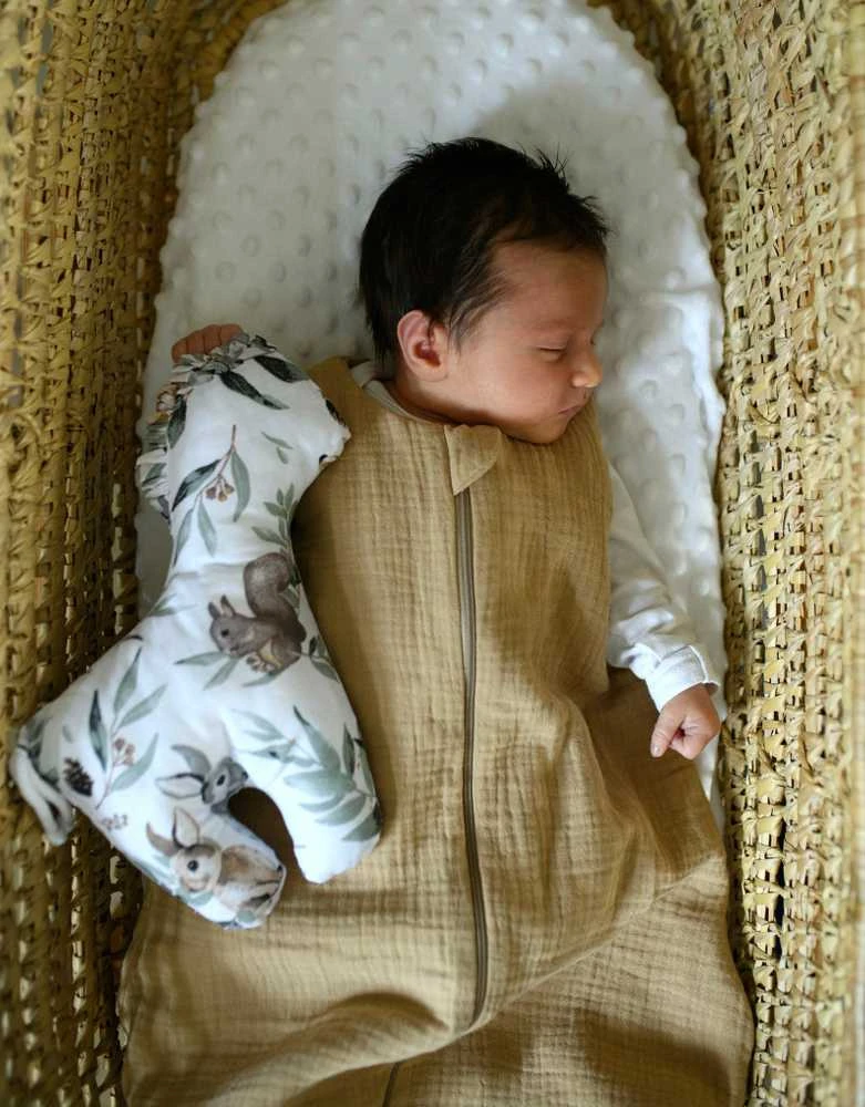 My Sweet Baby Miegmaišis kūdikiui vasarai, pilkas muslinas, 0–6 mėn., TOG 1.0