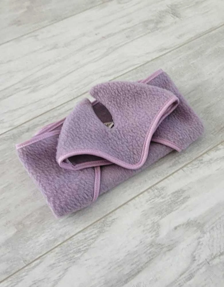 Super Hobby Horse Hobby Horse komplektas A4 ir A5 flisinis apklotas su ausinukais lila
