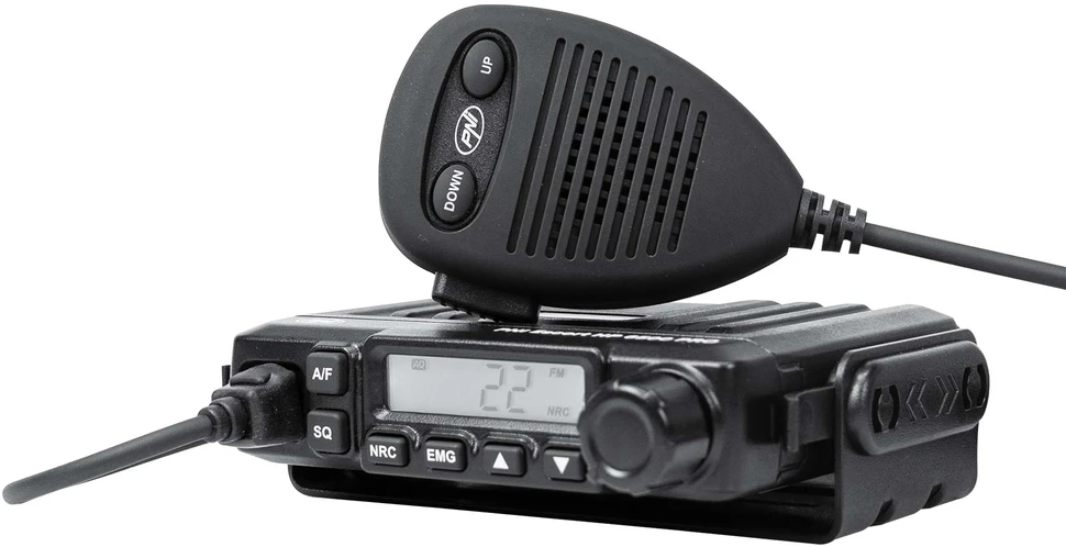 10 vienetų dėžutė CB PNI Escort radijo stotelei HP 6500 PRO, daugiastandartė, VOX, NRC, 4W, AM-FM, 12V, SQ, ASQ, pridedamas cigarečių degiklio kištukas