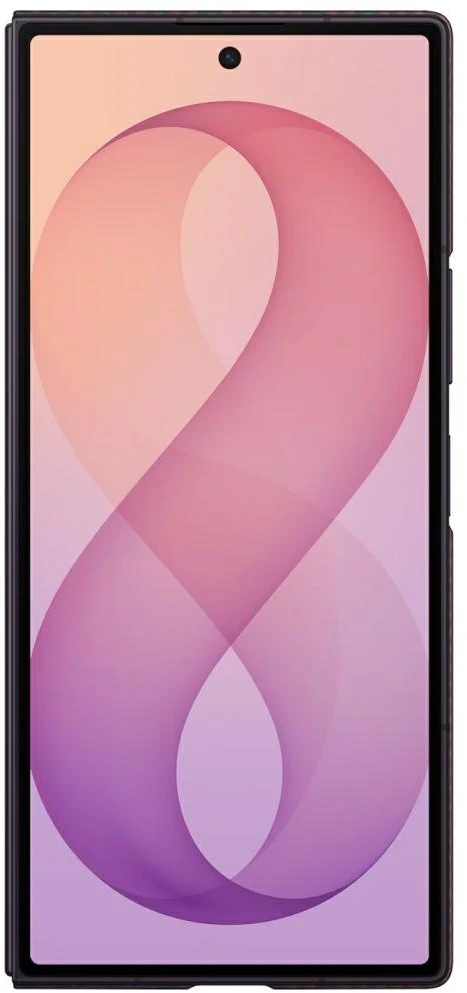 Dėklas KF976SRE anglies magnetas Samsung Galaxy Fold 8 Ultra, Raudona