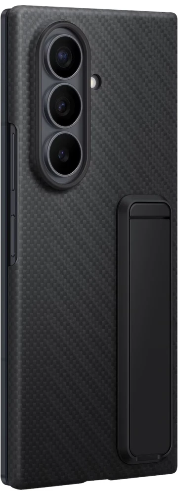 Dėklas XF976SBE anglies pluošto stovas Samsung Galaxy Fold 8 Ultra, Juodas