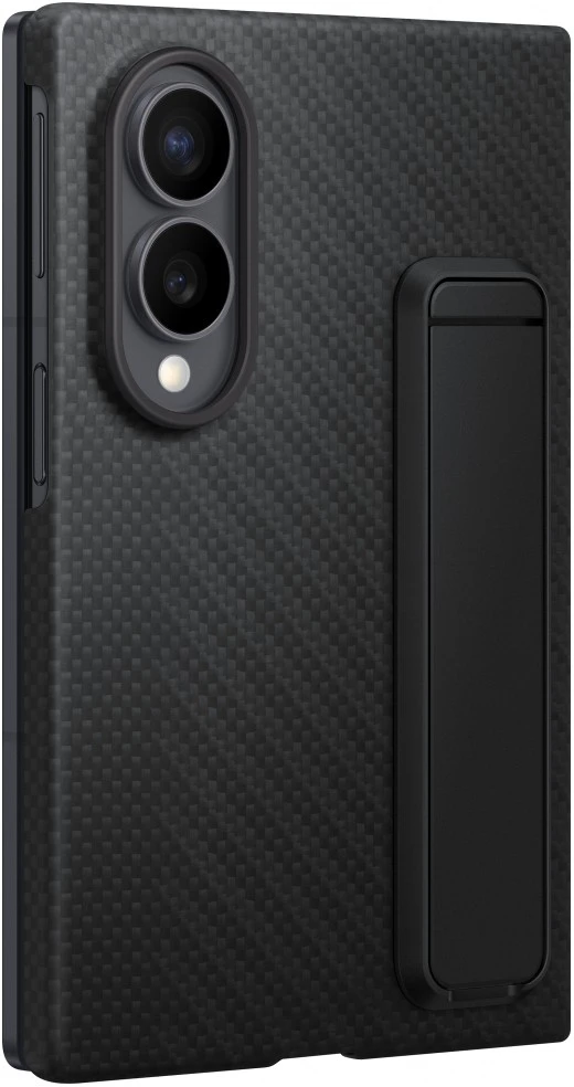Dėklas XF971SBE anglies pluošto stovas Samsung Galaxy Fold 8, Juodas