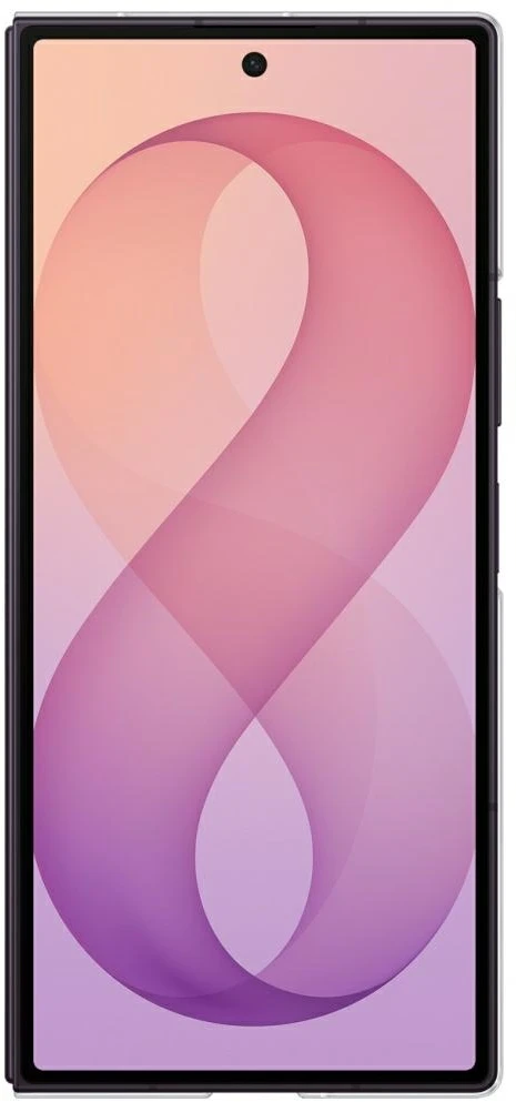Dėklas QF976CTE skaidrus „Samsung Galaxy Fold 8 Ultra“, permatomas