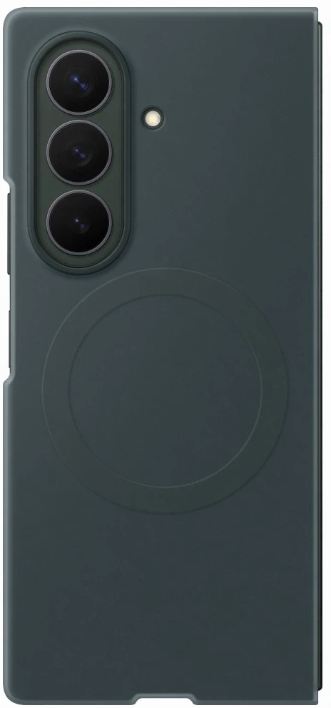 Dėklas EF976CGE Silicone Magnet Samsung Galaxy Fold 8 Ultra, Žalias