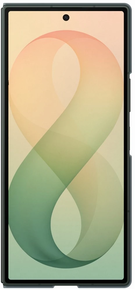 Dėklas EF976CGE Silicone Magnet Samsung Galaxy Fold 8 Ultra, Žalias