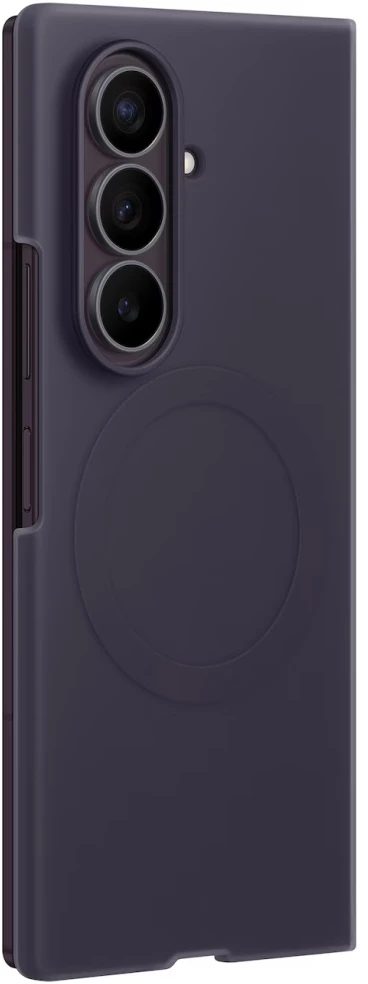 Dėklas EF976CVE silikoninis magnetas „Samsung Galaxy Fold 8 Ultra“, violetinis