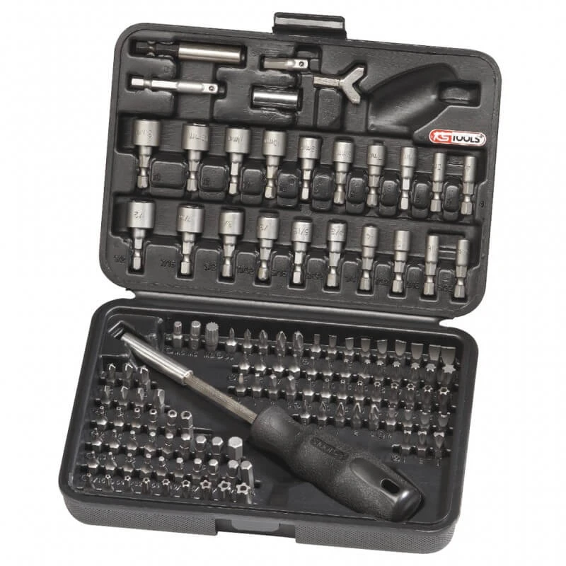 Atsuktuvo antgalių komplektas CLASSIC 1/4´´ 122 vnt, KS Tools