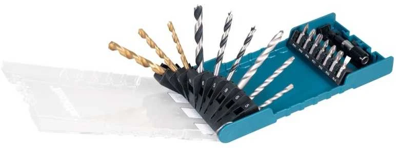 Makita GRĄŽTŲ IR SUKIMO ANTGALIŲ RINKINYS (17 vnt) D-74887