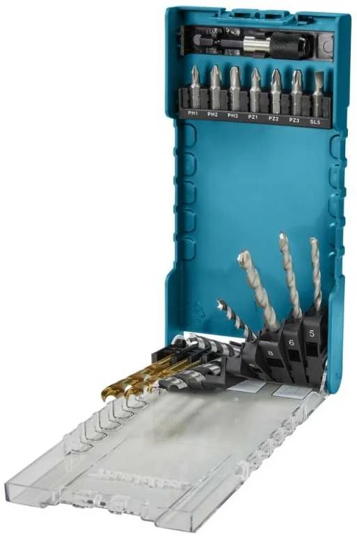 Makita GRĄŽTŲ IR SUKIMO ANTGALIŲ RINKINYS (17 vnt) D-74887