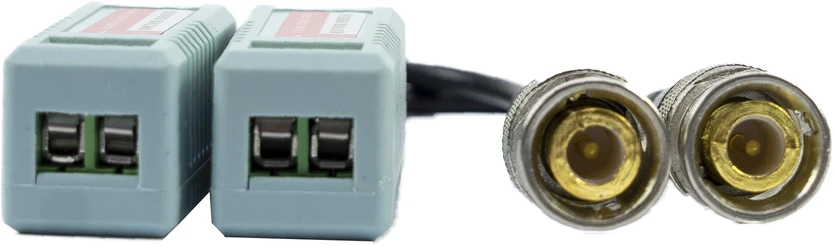 2 CCTV adapterių rinkinys PNI 201C pasyvus vaizdo signalo keitiklis (balun) BNC jungčiai iki 600m laidui. CAT5 kabelis