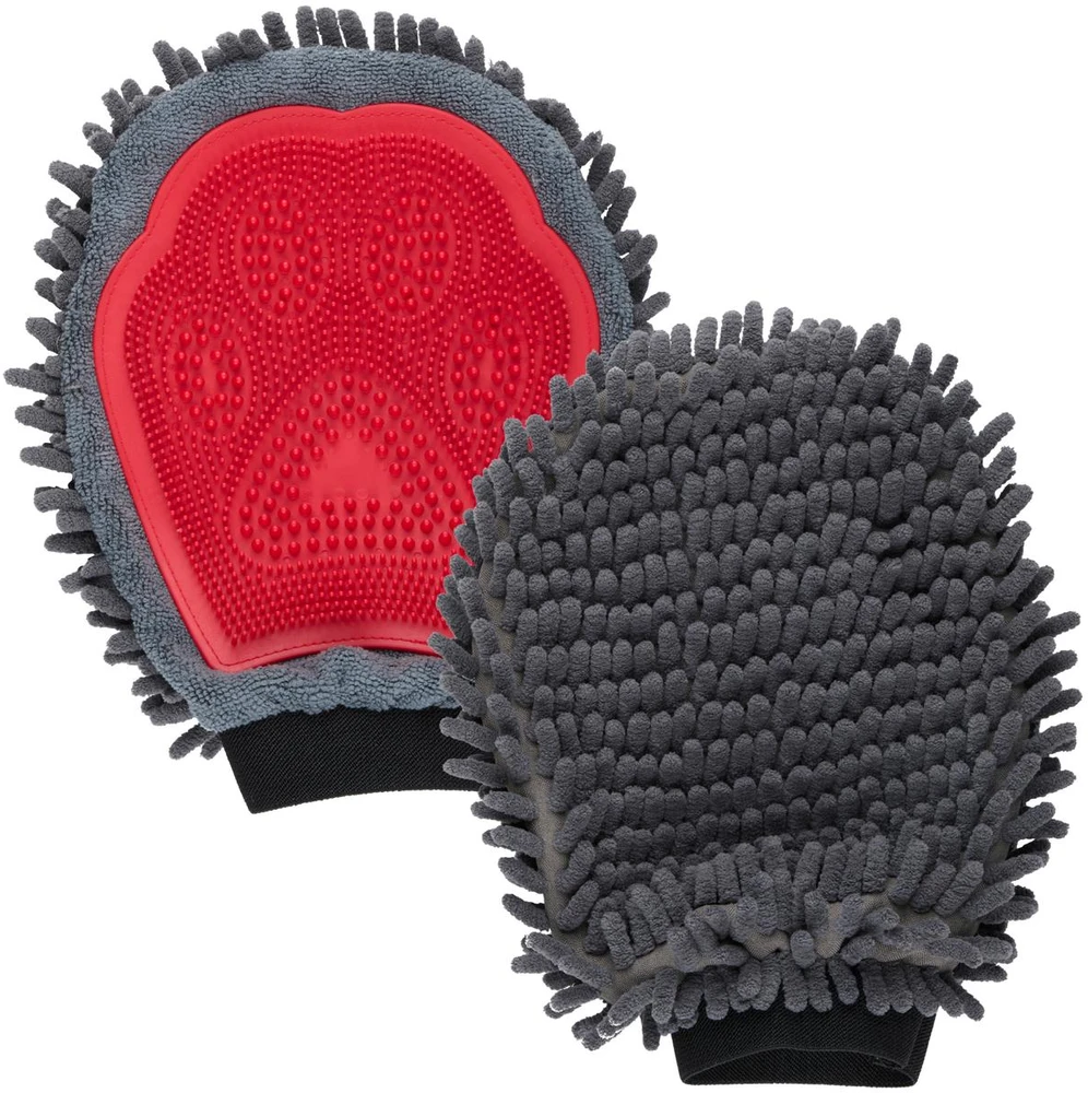 2-IN-1 ŠUNŲ PRIEŽIŪROS IR MAUDYMO PIRŠTINĖ DIRT DEVIL 435190