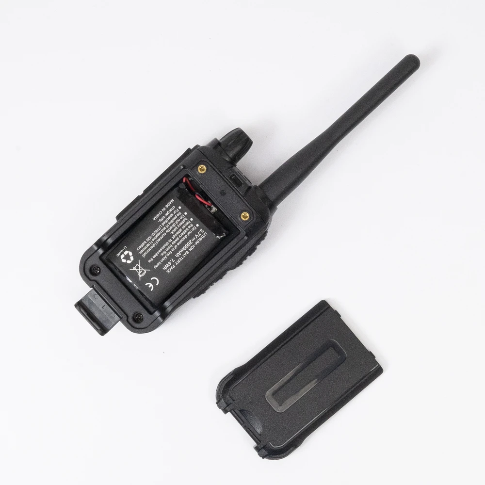 2 nešiojamų radijo stotelių rinkinys PNI PMR R45 PRO 446MHz, 0.5W, 99 programuojami kanalai, 16 PMR, VOX, TOT, BCL, nuskaitymas, Roger Beep