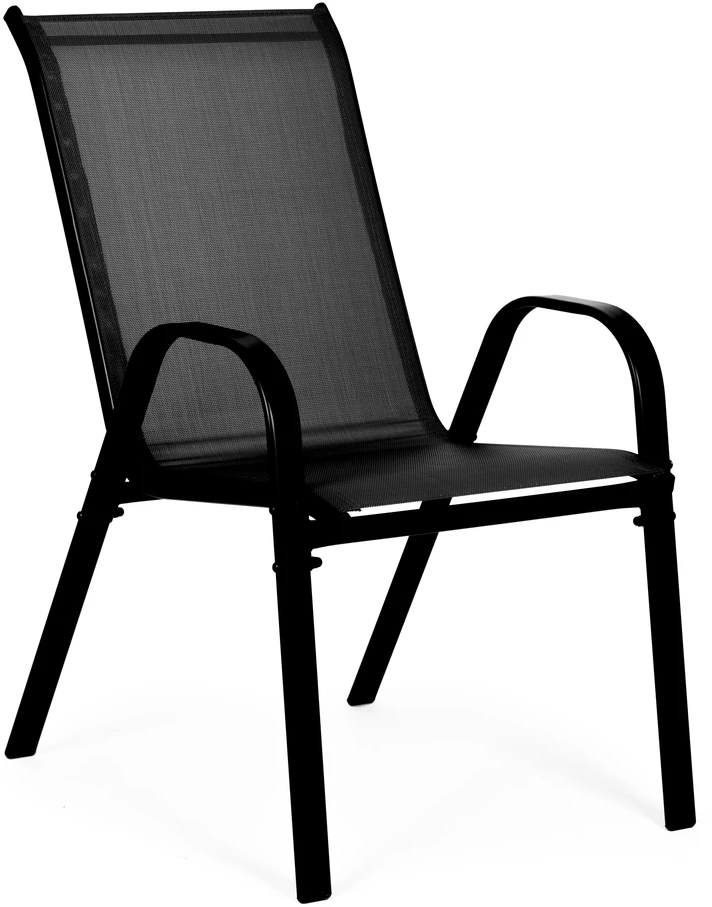 MultiGarden Juodos sodo kėdės 90.5x72x55 cm