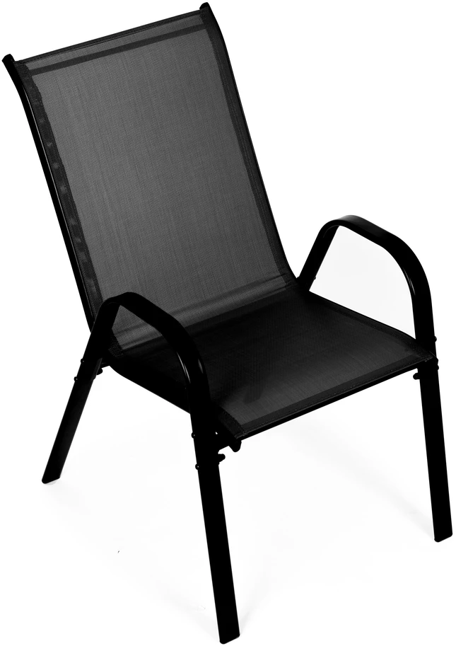 MultiGarden Juodos sodo kėdės 90.5x72x55 cm