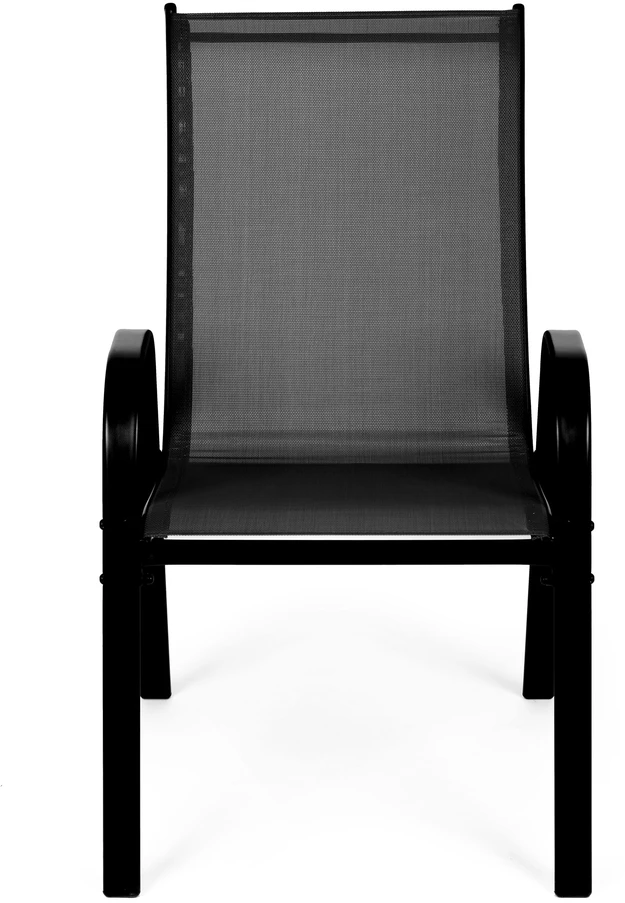 MultiGarden Juodos sodo kėdės 90.5x72x55 cm