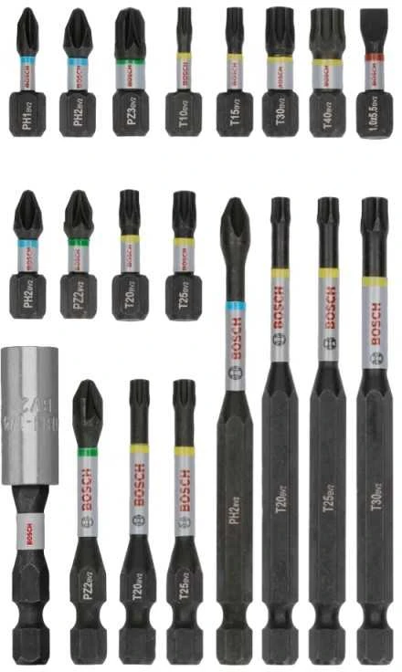 Bosch 20 dalių antgalių kompl. PRO Impact