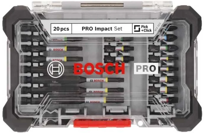 Bosch 20 dalių antgalių kompl. PRO Impact