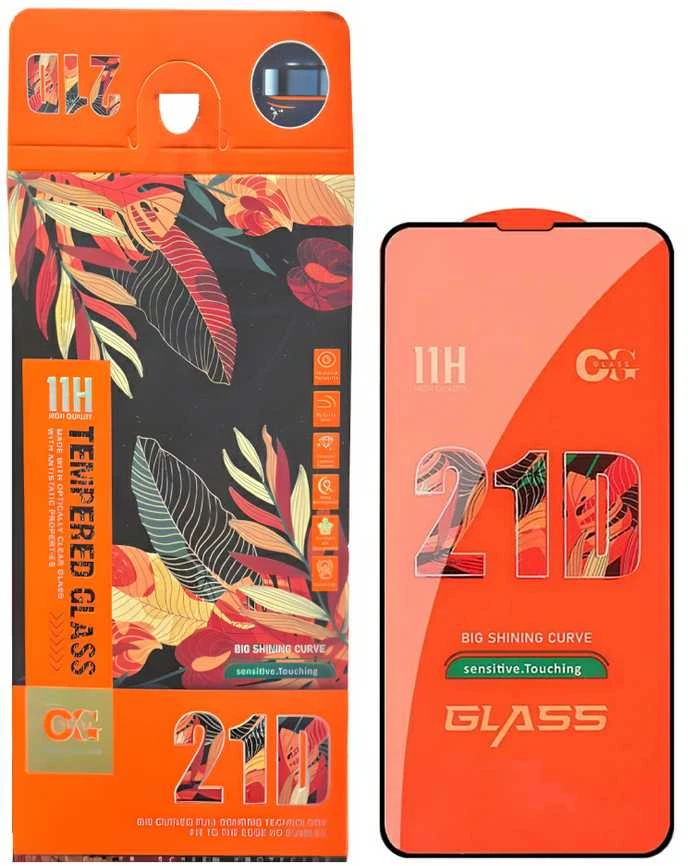 Og Glass 21D 11H Apsauginis stiklas jūsų telefonui Apple iPhone 15 Plus juoda