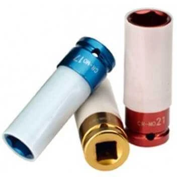 21mm plonasienė smūginė galva su plastiko apsauga 1/2 RODCRAFT