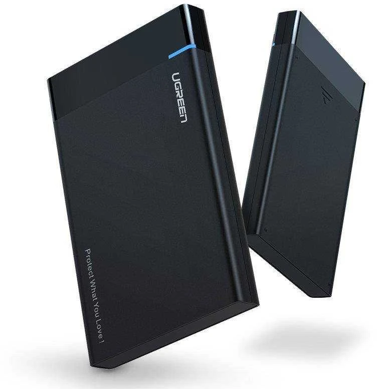 UGREEN HDD dėklas: du korpusai su LED indikacija