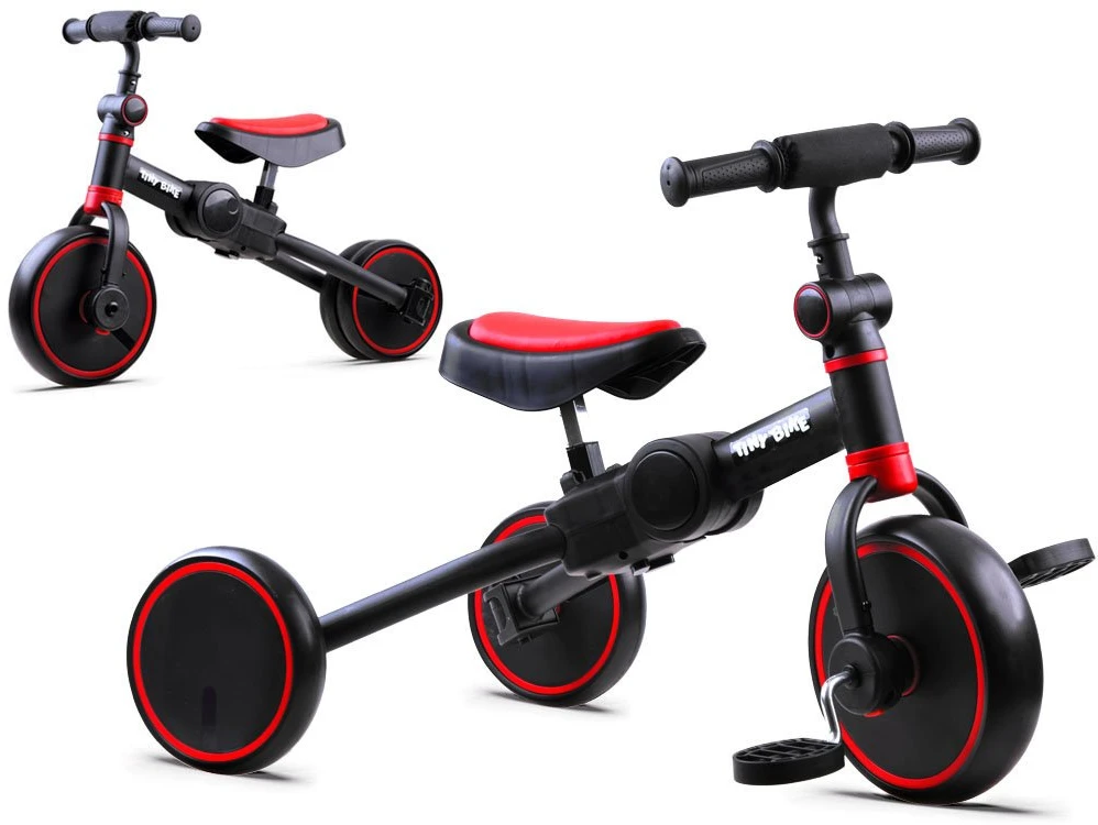 3 viename triratukas + balansinis dviratukas ir važiuojamasis dviratukas TINY BIKE SP0663