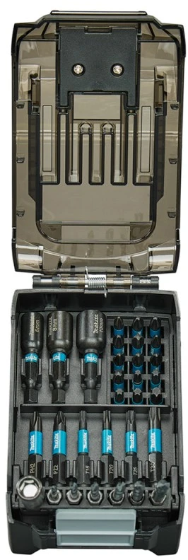Makita IMPACT Juodas sukimo antgaliai XGT akumuliatoriaus formos dėkle E-22850