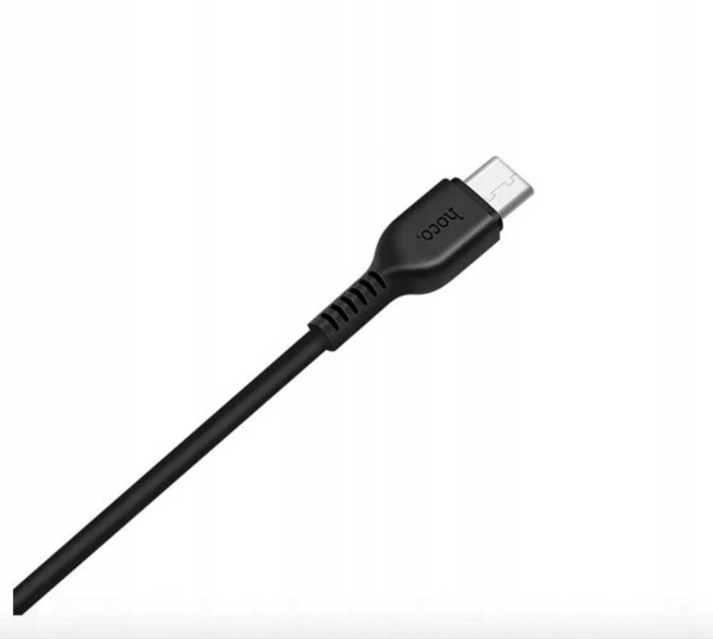 HOCO kabelis USB A į Type C 2,4A X20 1 m juodos spalvos