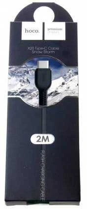 HOCO kabelis USB A to Type C 2,4A X20 2 m juodos spalvos