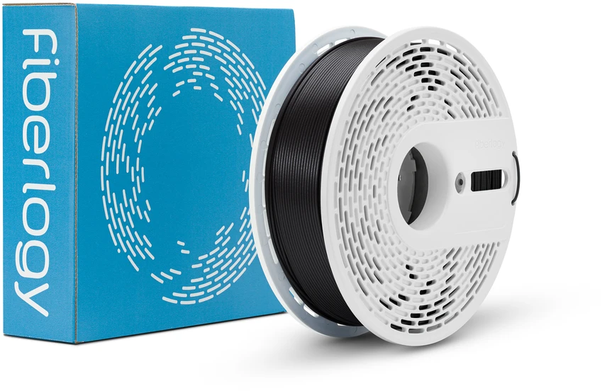 3D plastikas Fiberlogy Easy PLA 1.75mm 0.85kg – Juodas