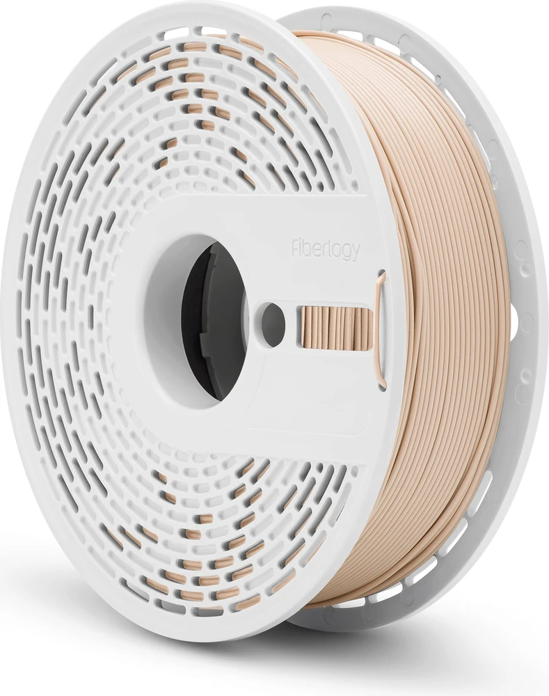 3D plastikas Fiberlogy Easy PLA 1.75mm 0.85kg – rusvai gelsvas