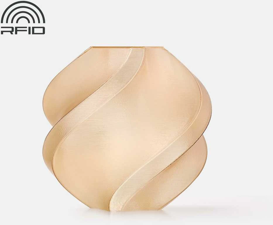 Bambu Lab PETG permatomo plastiko papildymas 1,75 mm 1kg - permatoma ruda