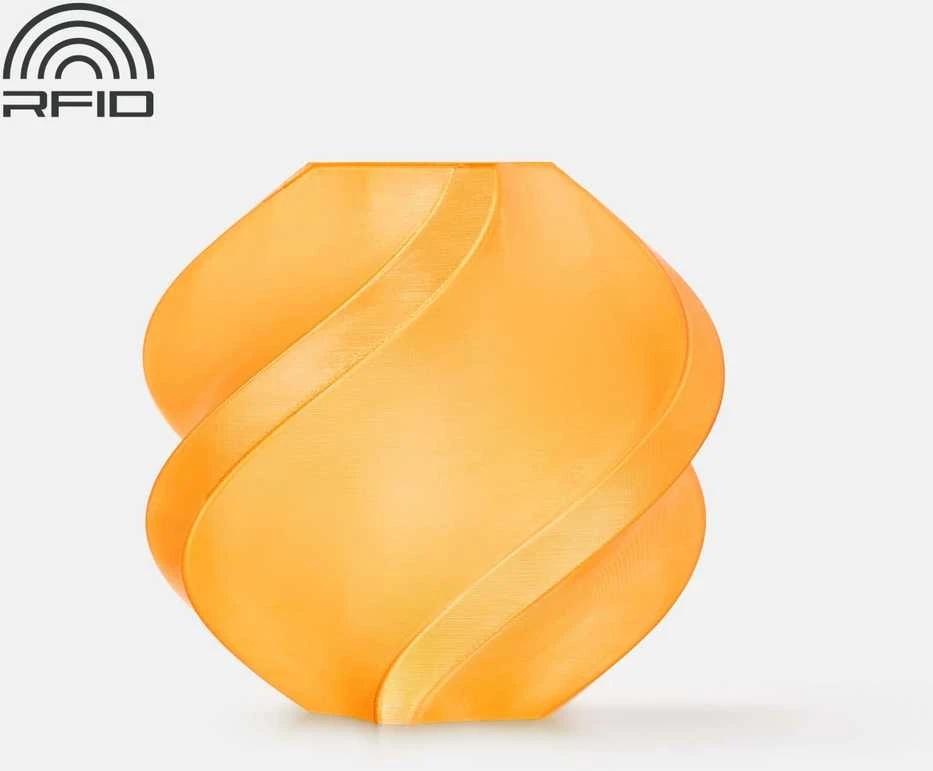PETG Translucent oranžinis 3D spaudinio pavyzdys