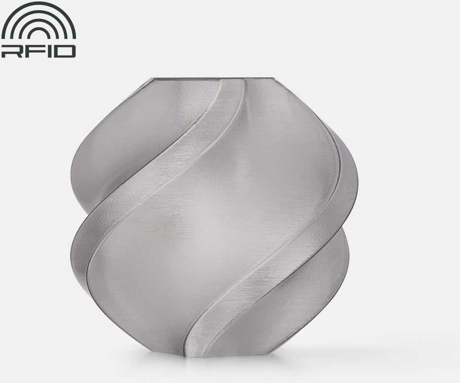 Bambu Lab PETG Translucent plastikas 1.75mm 1kg - komplekte su daugkartine rite - Translucent Pilkas