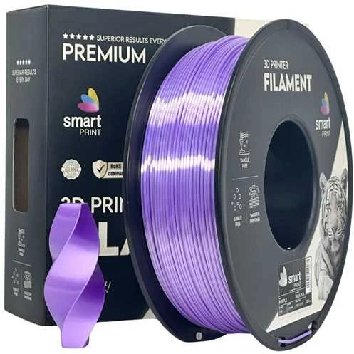 3D Plastikas – Filamentas PLA Silk violetinės spalvos | 1.75 mm, 1kg | Sprint