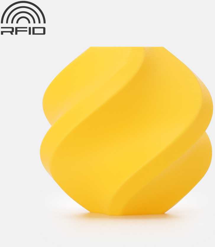 Bambu Lab PLA Tough plastikas 1.75mm 1kg - Geltona