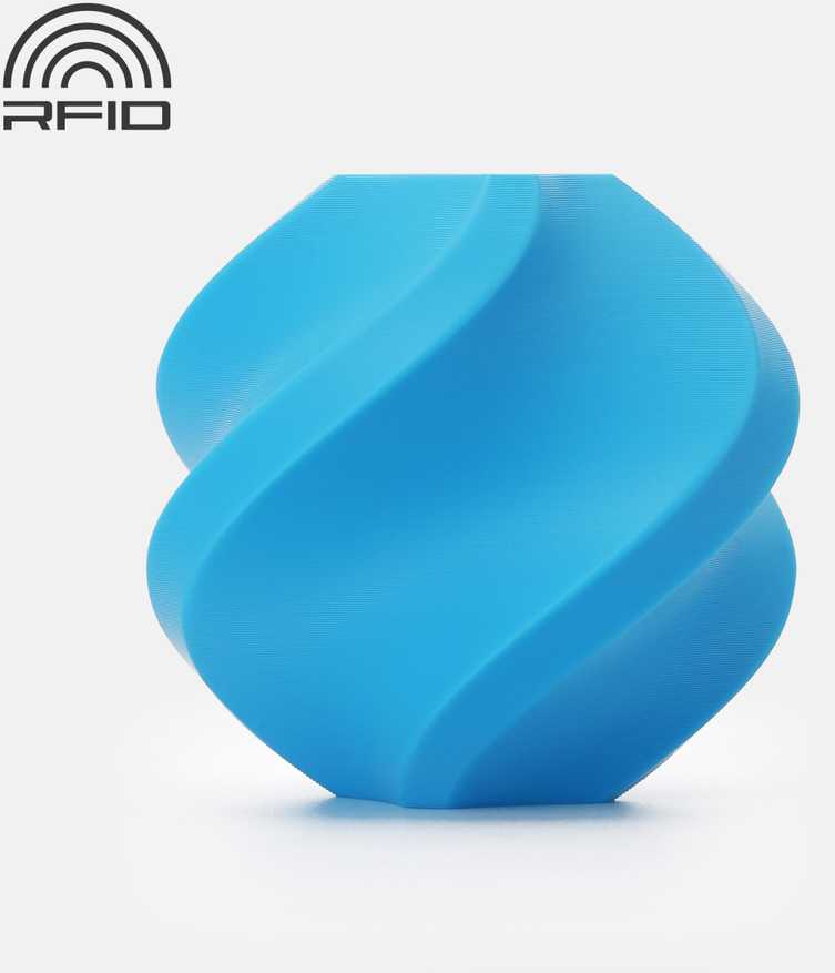 Bambu Lab PLA Tough plastikas 1.75mm 1kg - Cyan