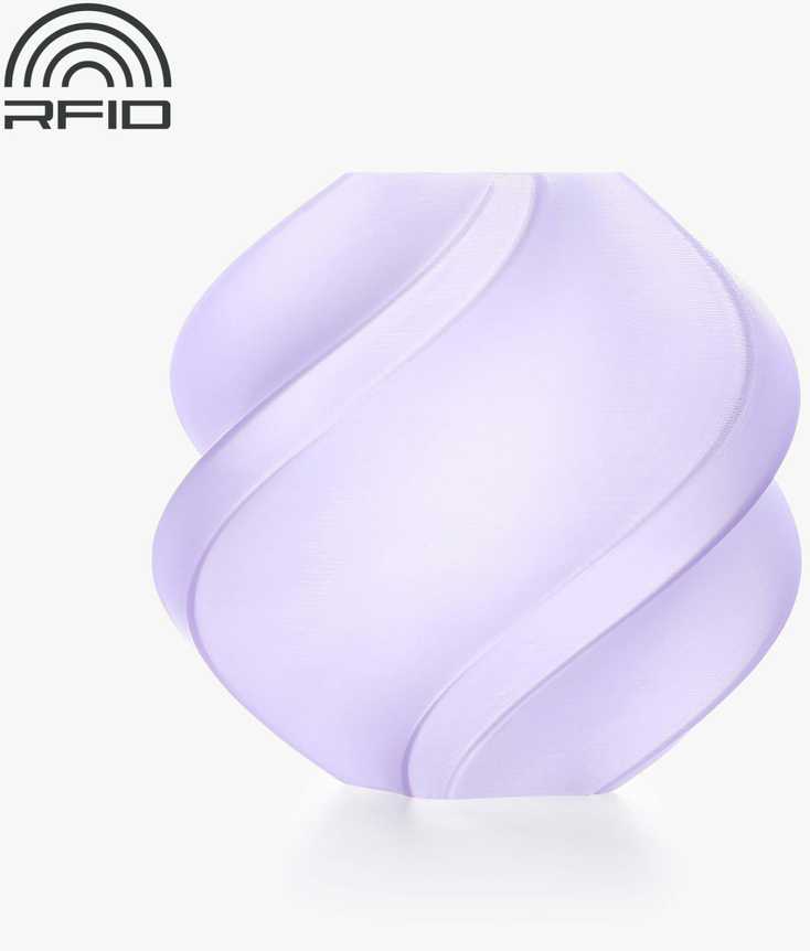 Bambu Lab PLA Translucent plastikas 1.75mm 1kg – pridedama daugkartinio naudojimo ritė – Lavender