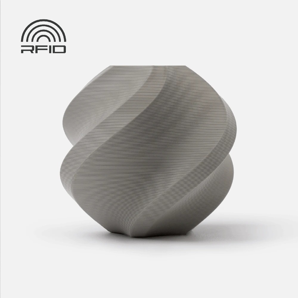 Bambu Lab PLA pilkas 3D spaudinio pavyzdys