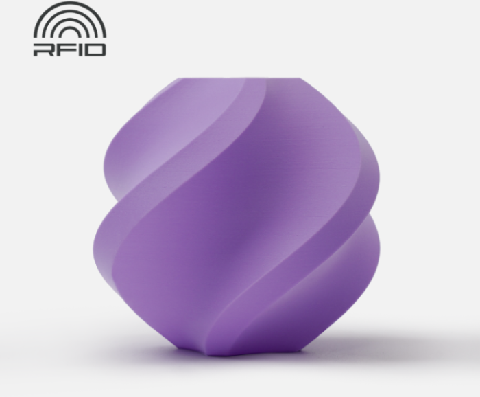 3D Plastikas – Filamentas PLA With spool/Su rite Matte Lilac violetinės spalvos | 1.75 mm, 1kg | Bambu Lab