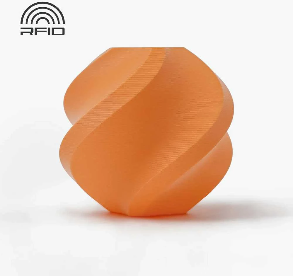 Bambu Lab PLA Matte Mandarin oranžinis pavyzdinis spaudinys