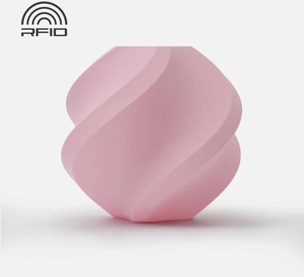 Bambu Lab PLA Matte rožinė vaza pavyzdys