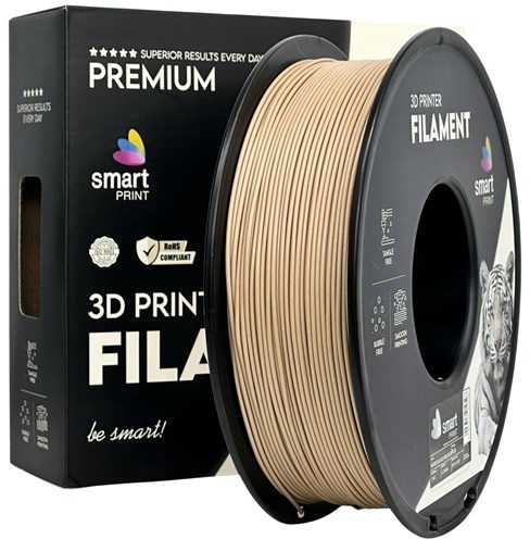3D Plastikas – Filamentas PLA wood juodas walnut | 1.75 mm, 1kg | Sprint