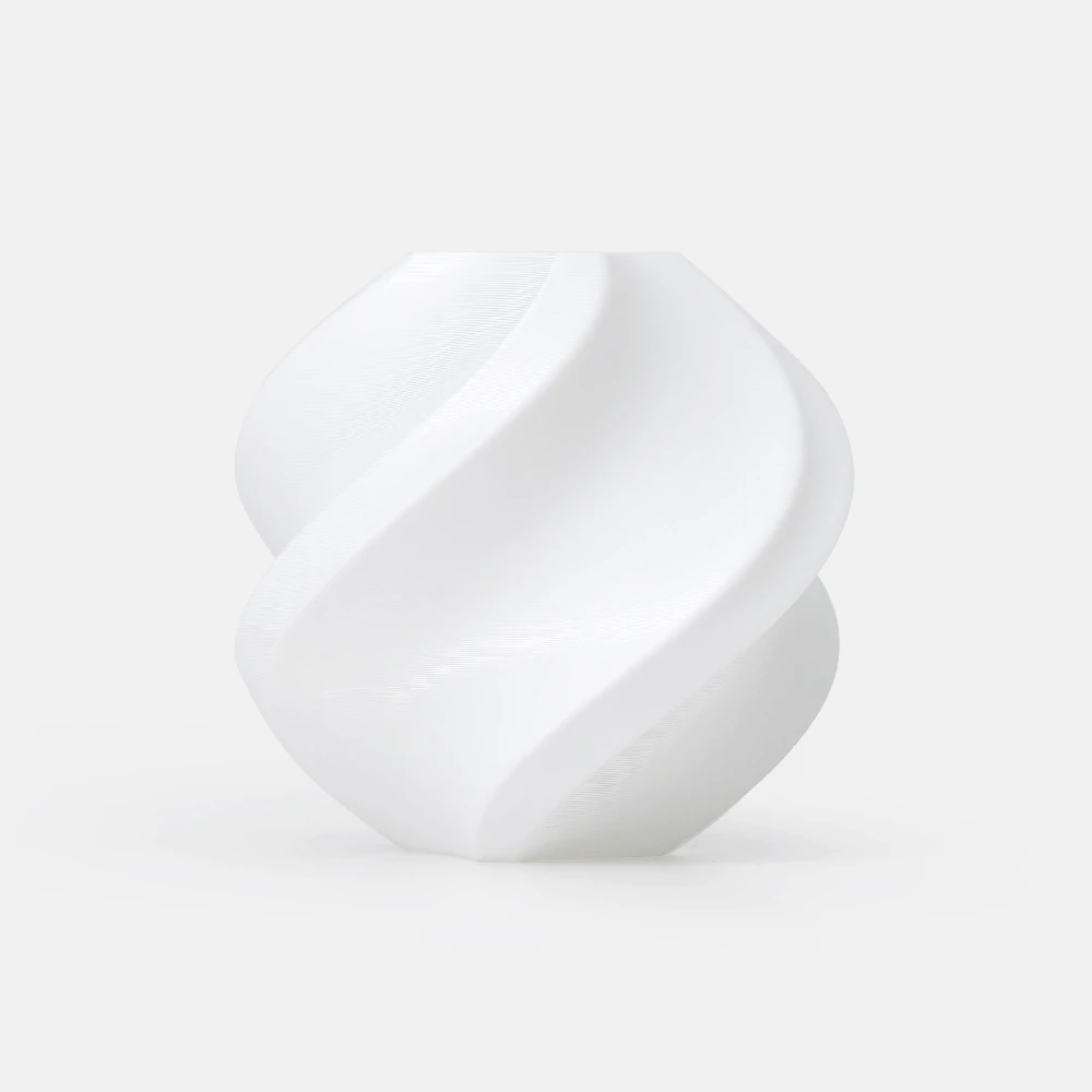 Bambu Lab TPU 95A HF plastikas 1.75mm 1kg - komplektuojamas su daugkartinio naudojimo ritė - Baltas