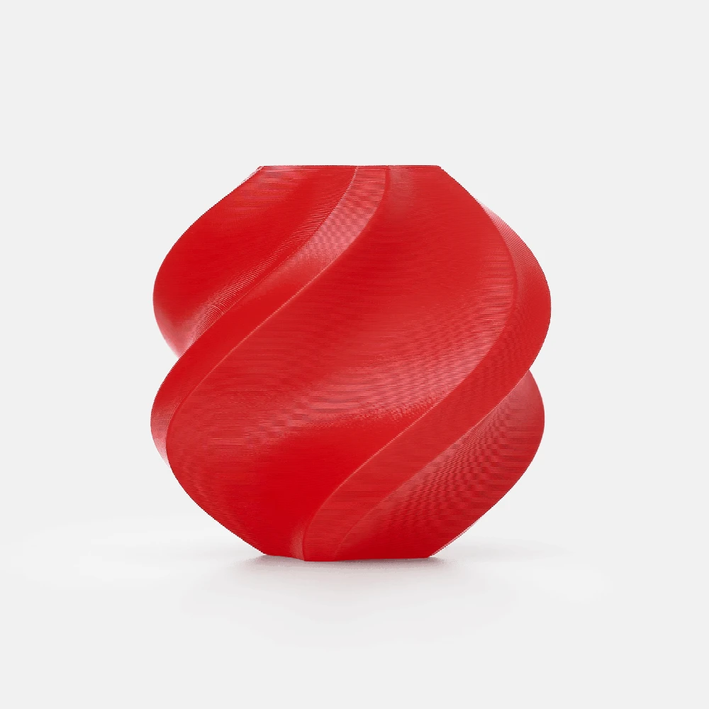 Bambu Lab TPU 95A HF plastikas 1.75mm 1kg - pridedamas su daugkartinio naudojimo ritė - Raudona