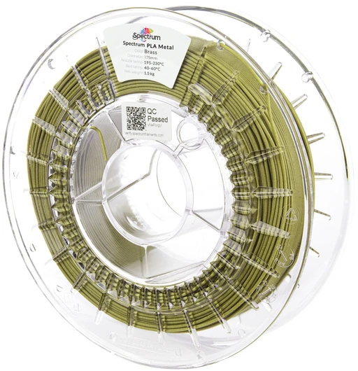 3D plastikas PLA metal su žalvario pudra 0.75kg Spectrum