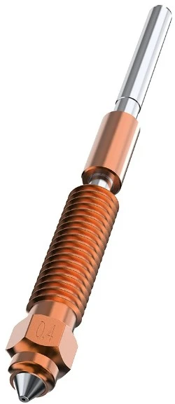 3D spausdintuvo purkštukas Quick-Swap "Unicorn" 0.4mm skirtas K1C / ENDER-3V3 / K1MAX su atnaujintu kaitikliu CREALITY