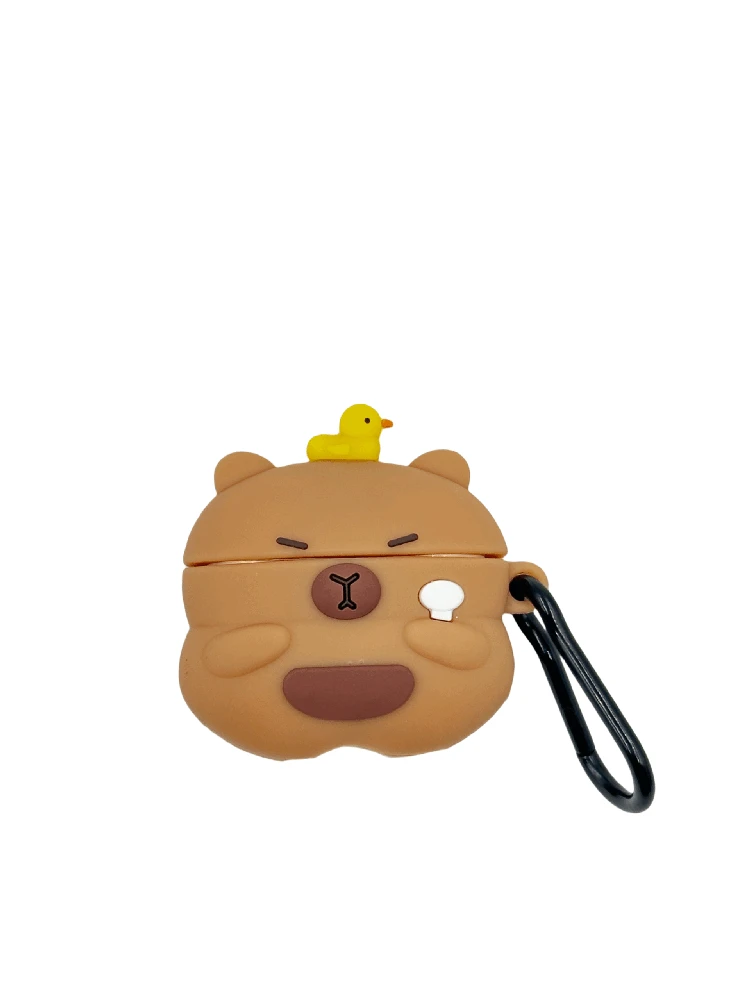 3Dcase DĖKLAS CASE 3D BEAR DUCK AIRPODS 1/2