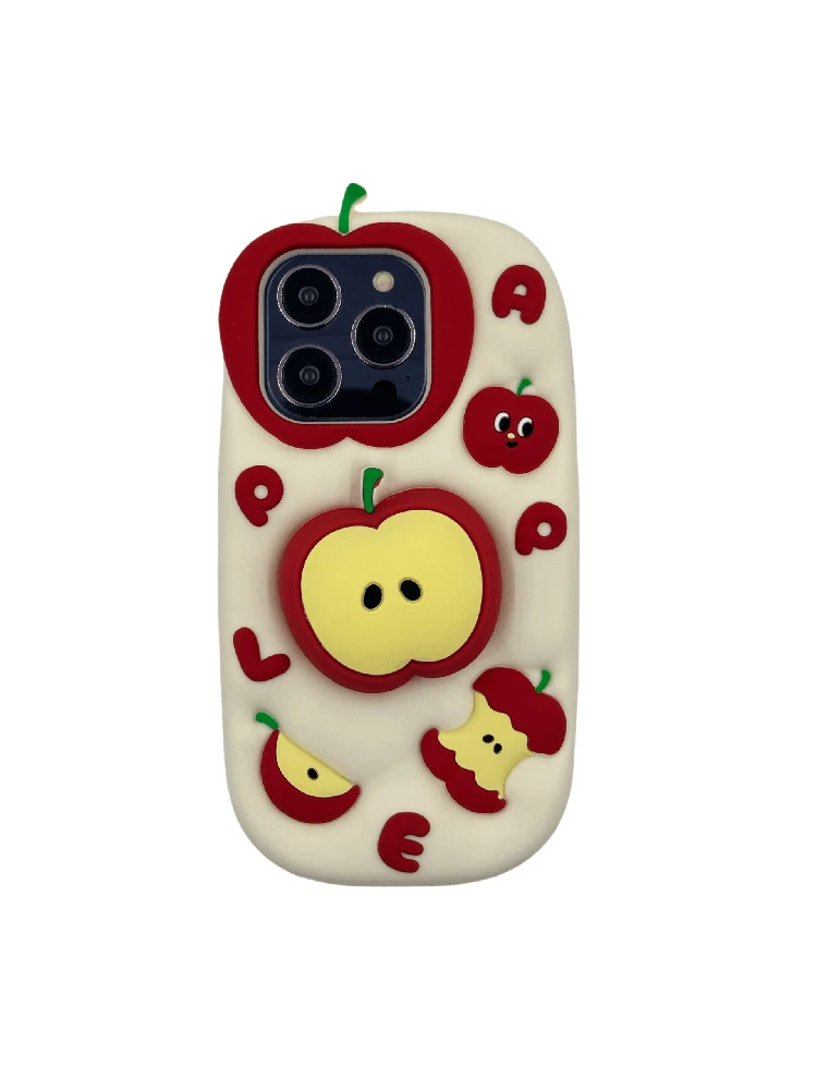 3Dcase DĖKLAS CASE 3D APPLE WITH IPHONE 13 HOLDER
